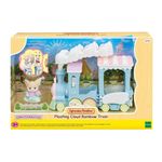 Set Tren Arcoíris De Las Nubes Y Yulie Baby Fox - Sylvanian Familie