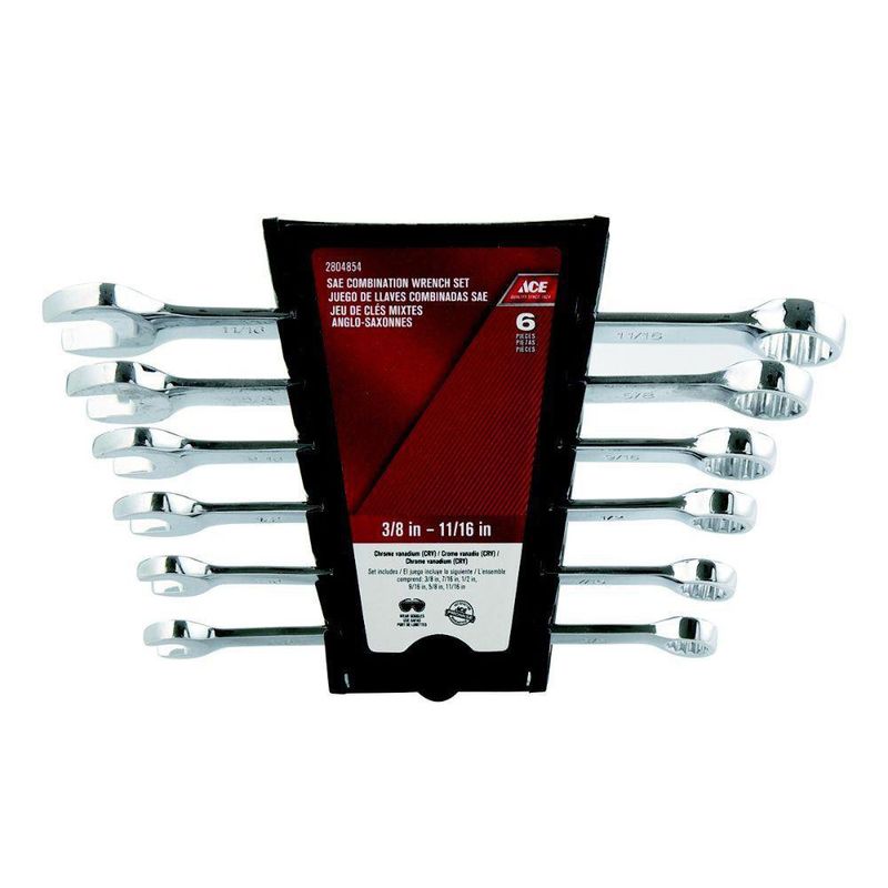 Juego De Llaves Combinadas 6 Pzs - Ace Label