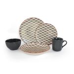 Plato Para Ensalada Reactive Gris 8.6 Plg - Niu Haus