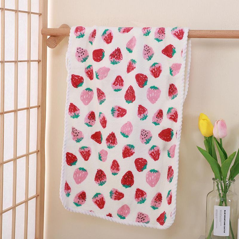 Toalla de Mano Estampado de Fresas - Viva