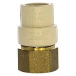 Adaptador Hembra de CPVC con Inserto Metálico y Rosca de 1/2 plg