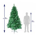 Árbol de Navidad Verde Tradicional Bavaria 2.10 Metros