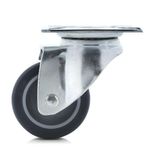 Rodo Placa Giratoria Hule Gris 2