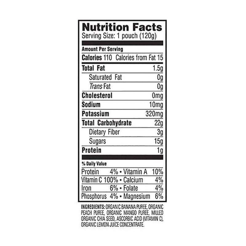 Superfoods Puré De Banano/Mango/Durazno 120 G - Happy Baby