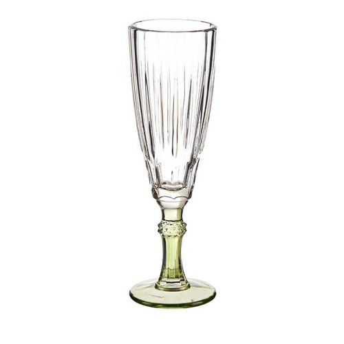 Copa Cava De Vidrio Verde 170 Ml