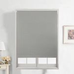 Cortina Enrollable Blackout Gris 120 x 240 cm