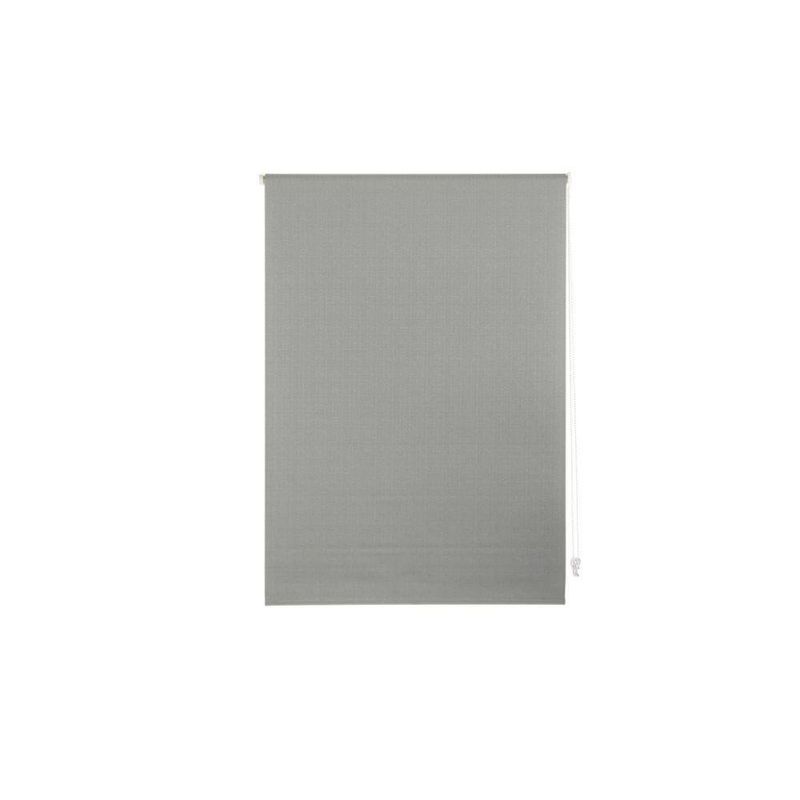 Cortina Enrollable Blackout Gris 120 x 240 cm