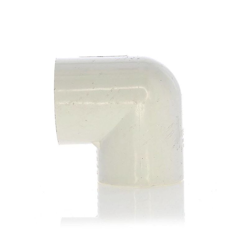 Codo 90° de PVC Liso de 2 Plg con Rosca