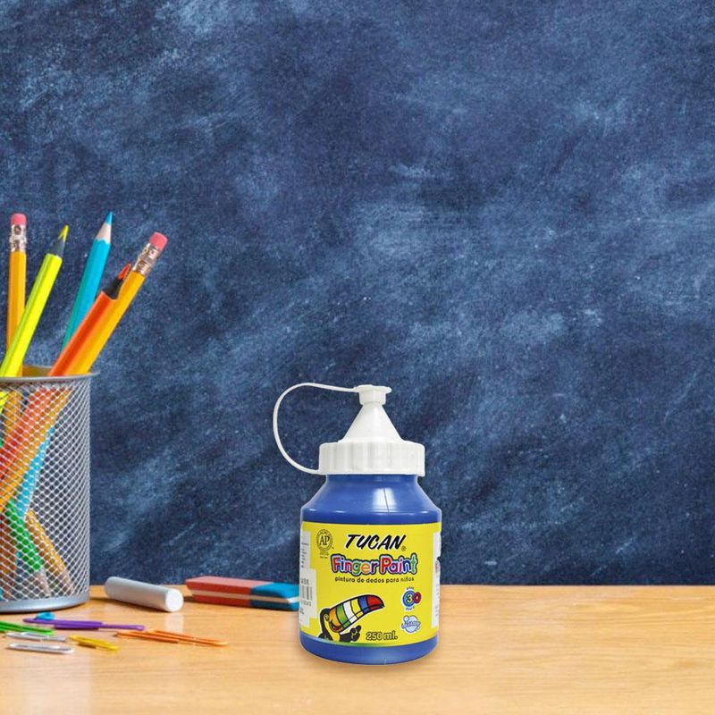 Pintura de Dedos Azul 250 Ml