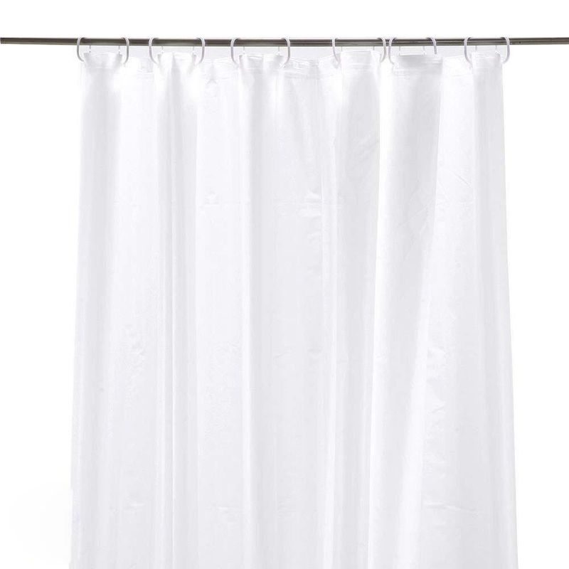Cortina de Baño Liner 70 x 72 Plg de PEVA Color Blanco
