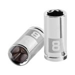 Copa 6 Puntas Raíz de 1/4 Plg - Truper Varios Tamaños