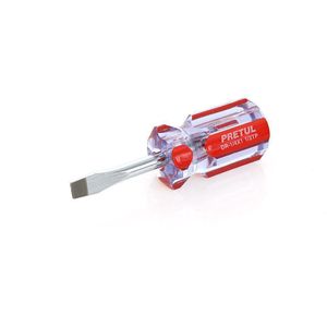 Destornillador Plano de PVC 1/4 Plg - Pretul Varios Tamaños