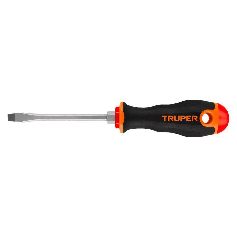 Destornillador Plano 1/4 plg Grip - Truper Varios Tamaños