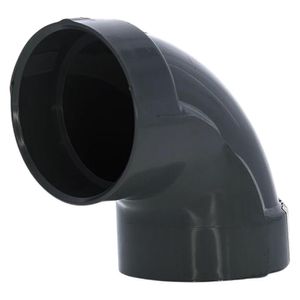Codo 90° de PVC Liso Drenaje Delgado de 2 plg