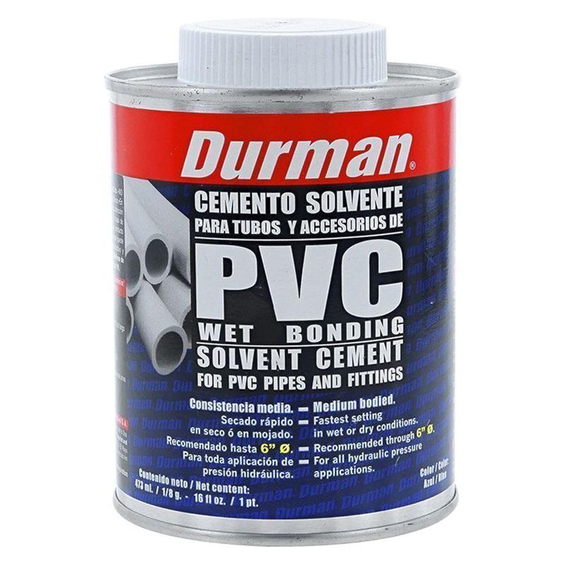 Cemento PVC Wet Bonding 1/8 Galón 473 mL