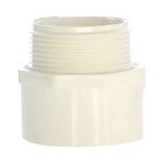 Adaptador Macho de PVC con Rosca de 1 1/2 Plg