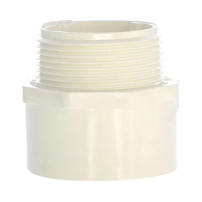 Adaptador Macho de PVC con Rosca de 1 1/2 Plg