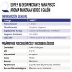 Desinfectante Multiuso 1 Gal Manzana Verde - Super-Q