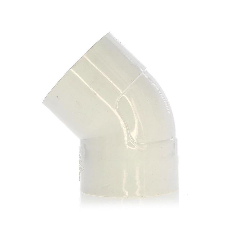 Codo 45° de PVC Liso de 3 Plg