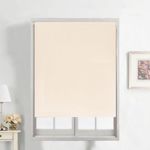 Cortina Enrollable Blackout Crema 120 x 240 cm