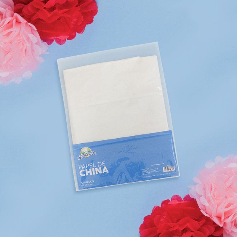 Papel de China Blanco 3 Unidades
