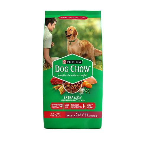 Alimento para Perro Adulto Raza Grande y Mediana Carne Pollo y Vegetales 33 Lbs