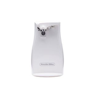 Abrelatas Eléctrico con Afilador Blanco