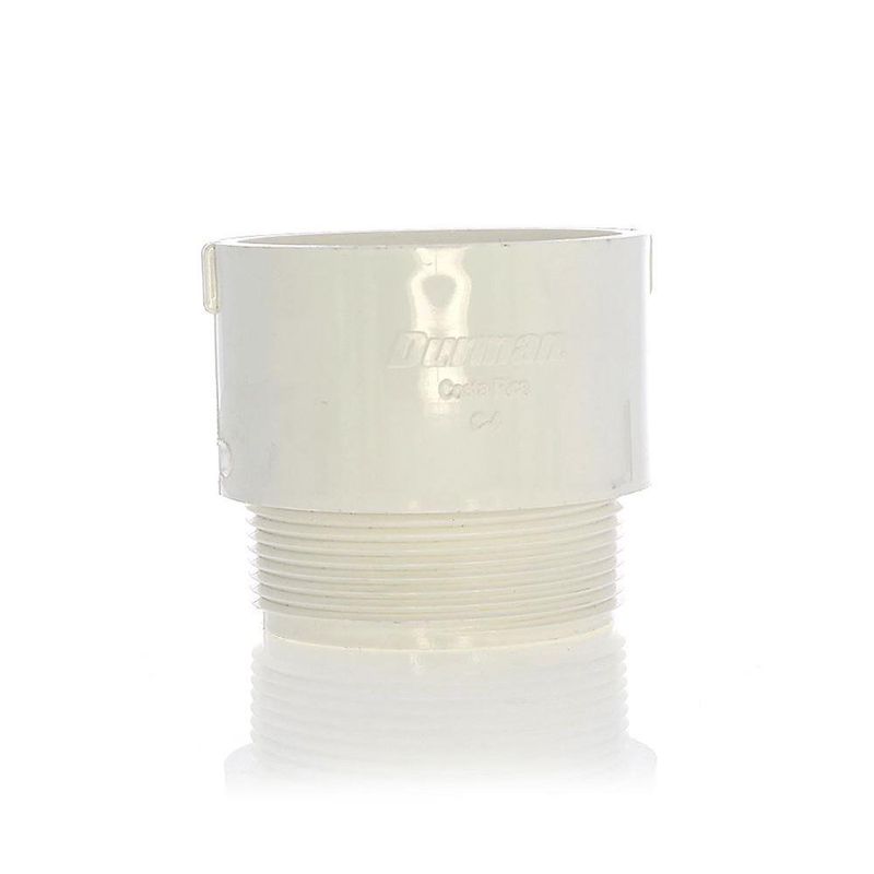 Adaptador Macho de PVC con Rosca de 3 Plg