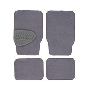 Alfombra Para Auto De Felpa - Fmq Varios Colores