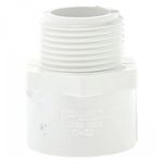 Adaptador Macho de PVC con Rosca de 3/4 Plg