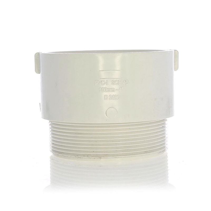 Adaptador Macho de PVC con Rosca de 4 Plg