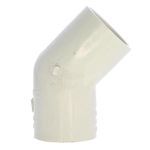 Codo 45° de PVC Liso de 1 Plg