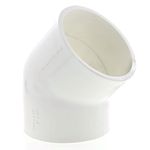 Codo 45° de PVC Liso de 4 Plg