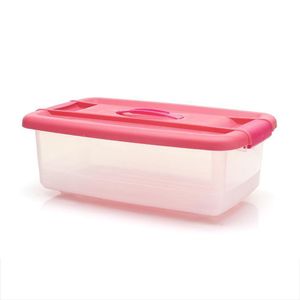 Caja Click Rosa - Guateplast Varias Capacidades