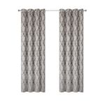 Cortina Jacquard Taupe de 140X240 Cm - Viva