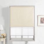 Cortina Enrollable Dia y Noche Crema 180 x 240 cm