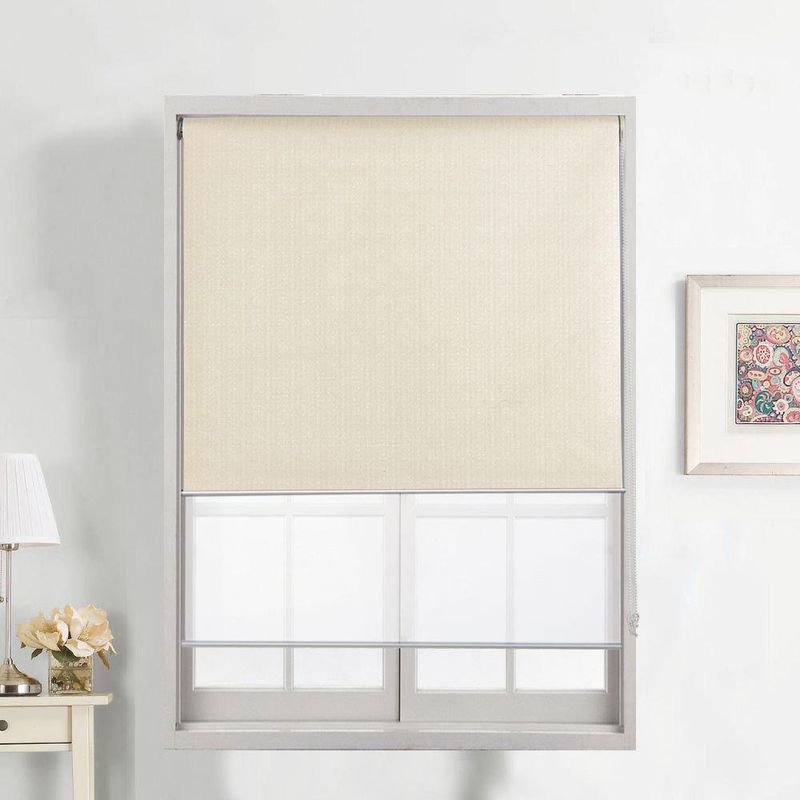 Cortina Enrollable Dia y Noche Crema 180 x 240 cm