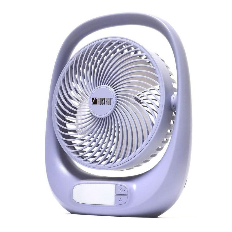 Ventilador de Mesa con Luz LED 7 Plg Colores Surtidos - Rosthal