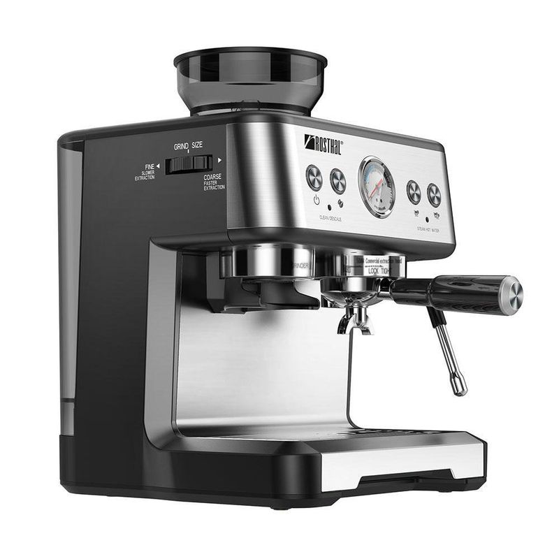 Máquina para Expresso con Espumador de Leche - Rosthal