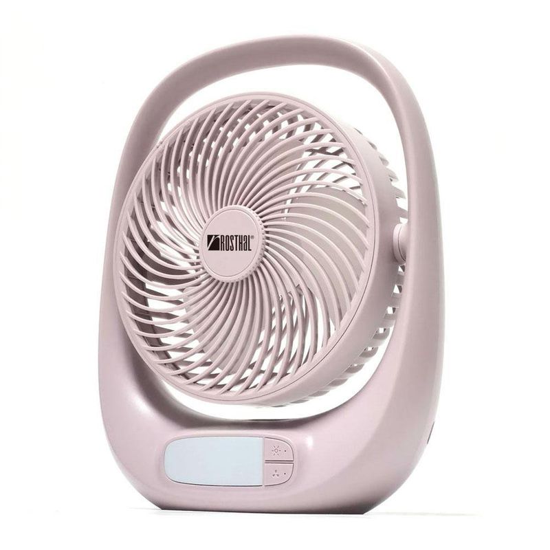 Ventilador de Mesa con Luz LED 7 Plg Colores Surtidos - Rosthal