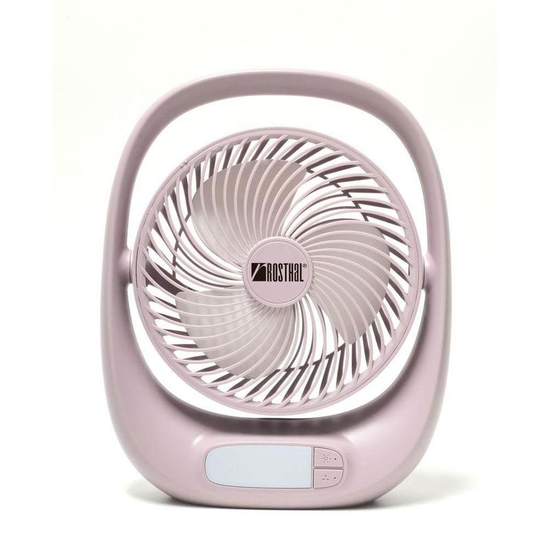 Ventilador de Mesa con Luz LED 7 Plg Colores Surtidos - Rosthal