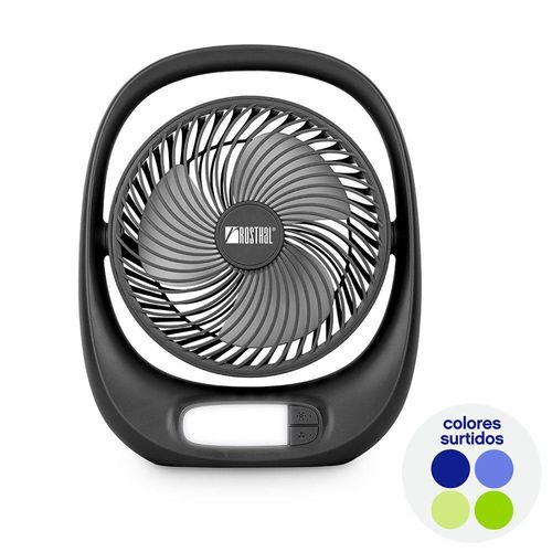 Ventilador de Mesa con Luz Led Colores Surtidos