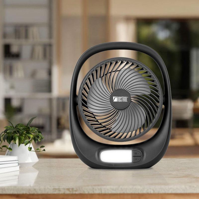 Ventilador de Mesa con Luz LED 7 Plg Colores Surtidos - Rosthal
