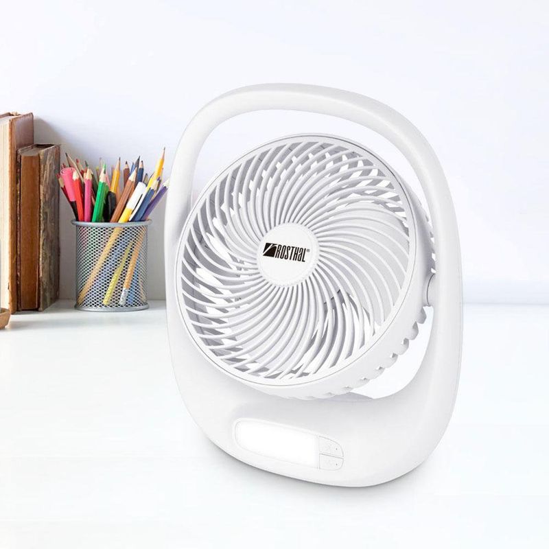 Ventilador de Mesa con Luz LED 7 Plg Colores Surtidos - Rosthal
