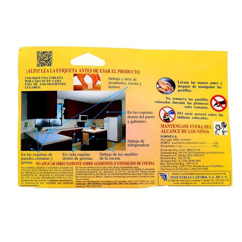 Cebo Para Cucarachas 55 G - Cuckol