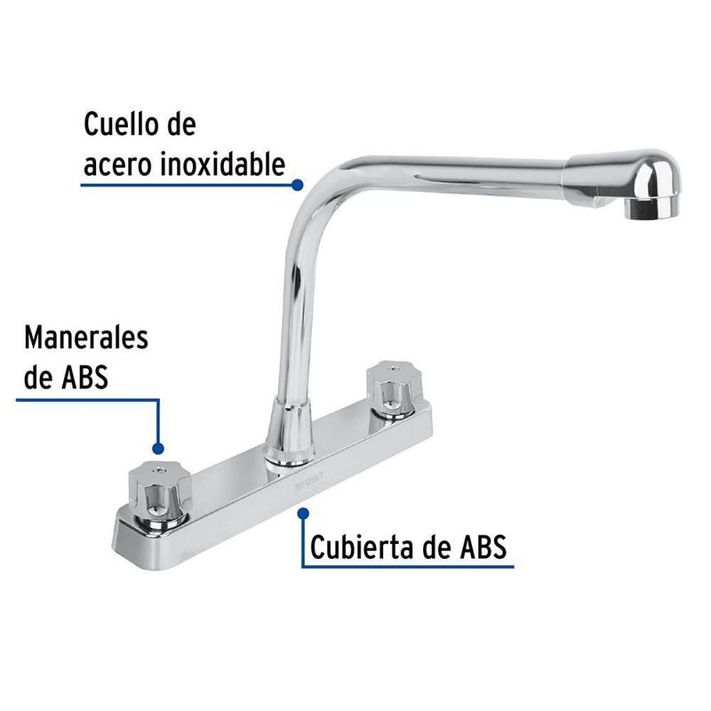 Lavaplatos Mezcladora  Basic - Foset