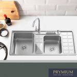 Lavatrastos 2 Fosas 110 X 48 Cm - Prymium