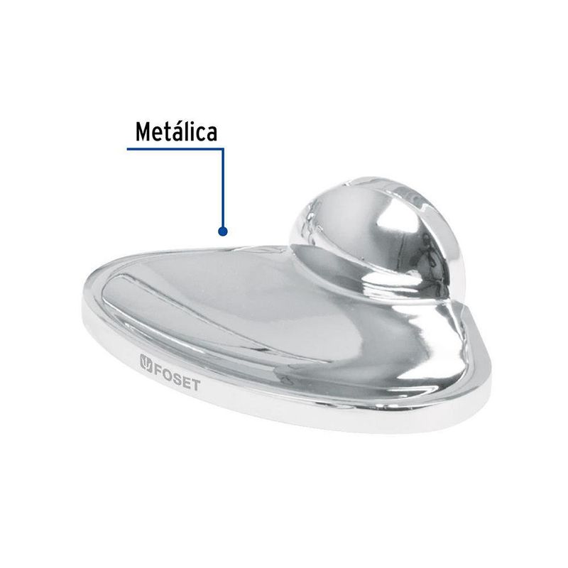 Jabonera Aqua Cromada - Foset