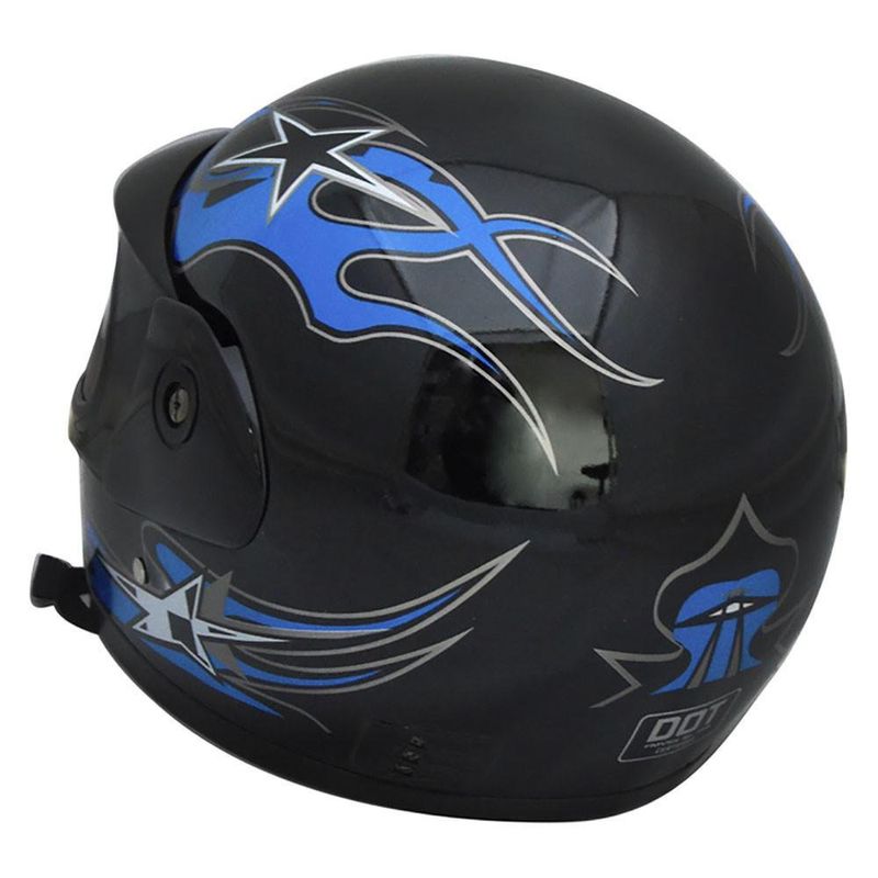 Casco De Moto Con Doble Máscara Negro - Diforza