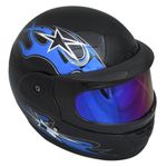 Casco De Moto Con Doble Máscara Negro - Diforza